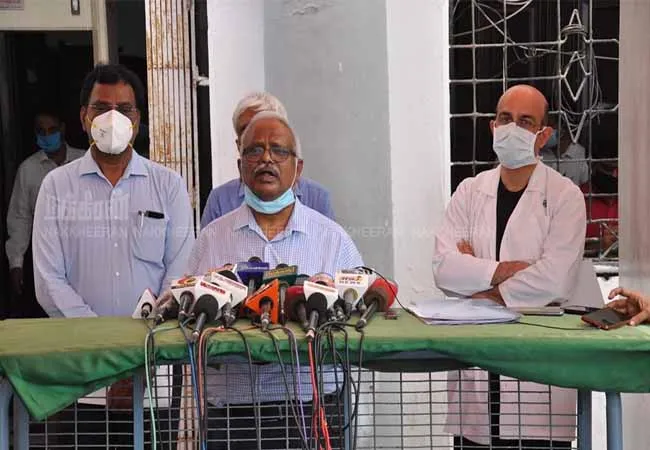 coronavirus lockdown doctors press meet chennai 